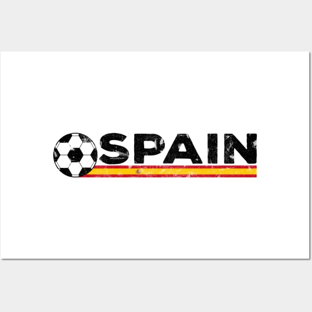 Spain Football Fan. Italy Spain  Design Wall Art by FromHamburg